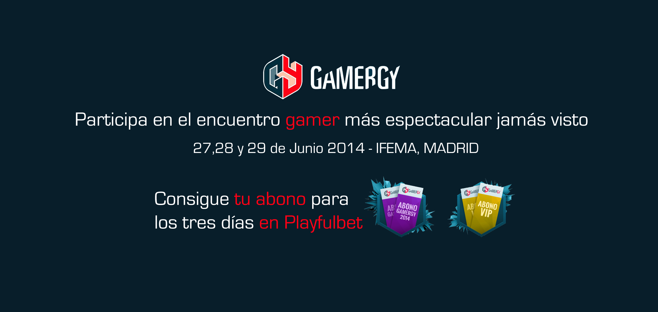 Asiste a la Gamergy con Playfulbet