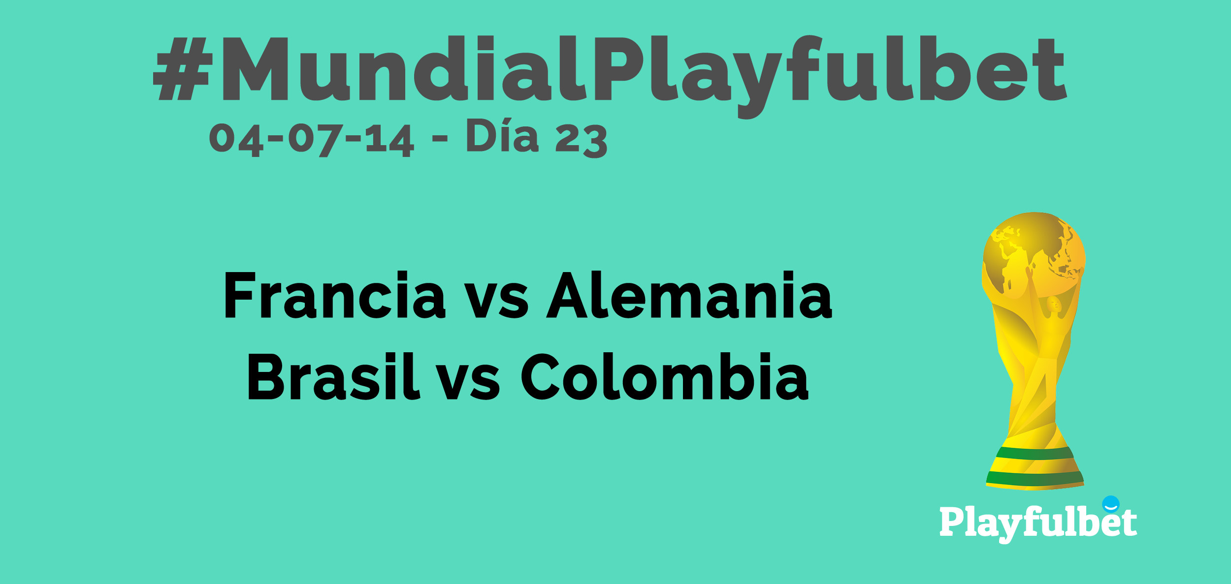 #MundialPlayfulbet Día 23 #MundialPlayfulbet Día 23