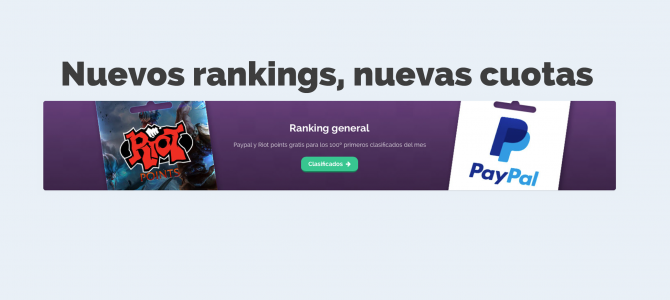 Nuevos rankings y nuevas cuotas