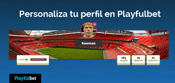 Personaliza tu perfil en Playfulbet