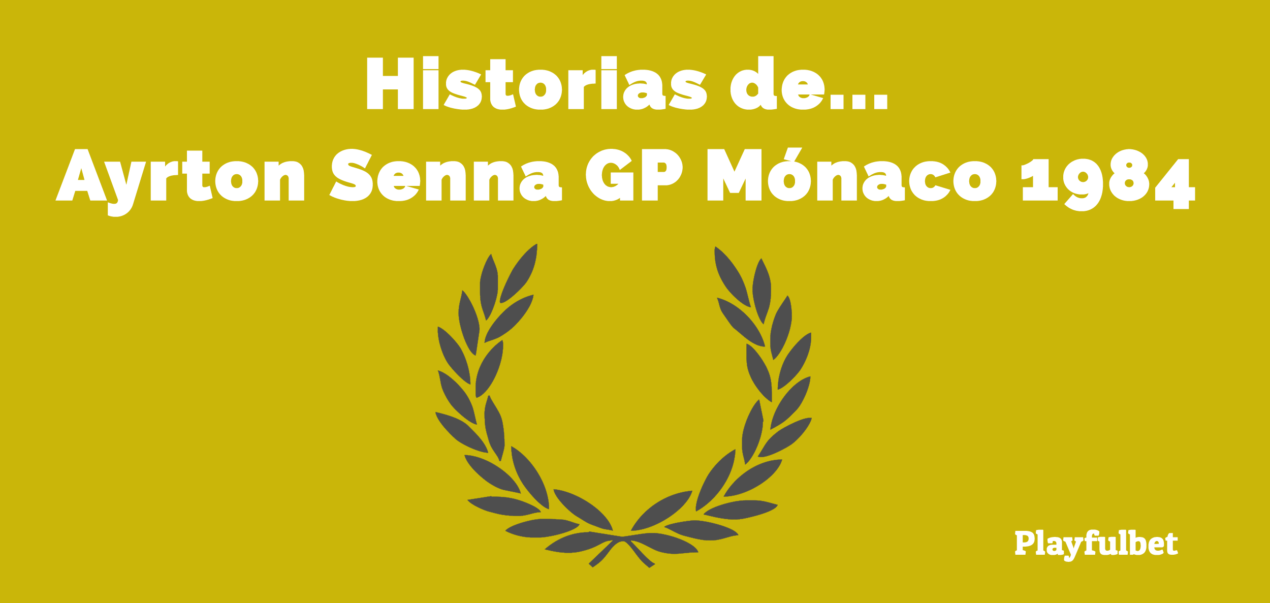 Ayrton Senna en el GP Mónaco de 1984