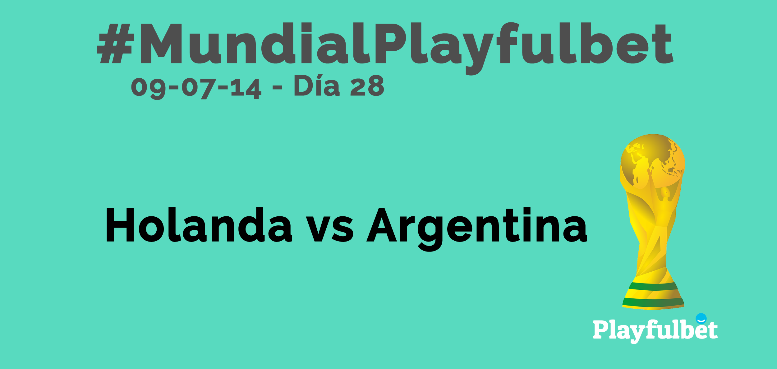 #MundialPlayfulbet Día 28